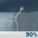 Saturday: Showers And Thunderstorms
