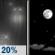 Tuesday Night: Slight Chance Light Rain then Mostly Clear