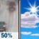 Sunday: Chance Light Rain then Mostly Sunny