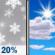 Saturday: Slight Chance Rain And Snow then Mostly Sunny
